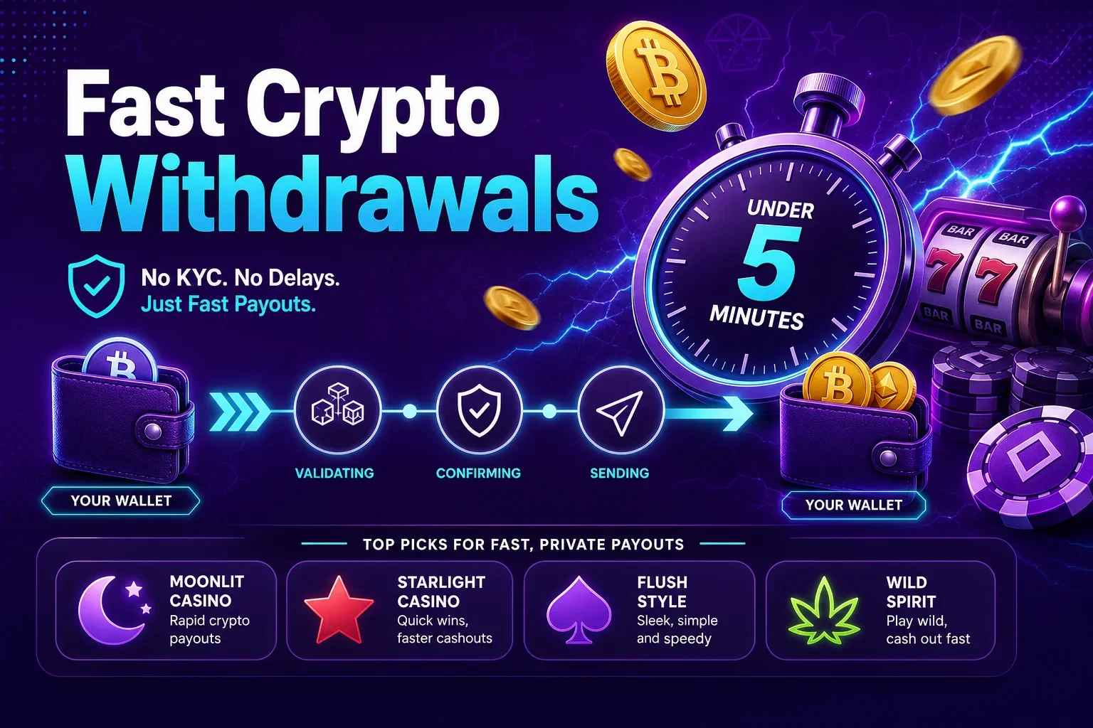 How No KYC Casinos Handle Payments and Withdrawals